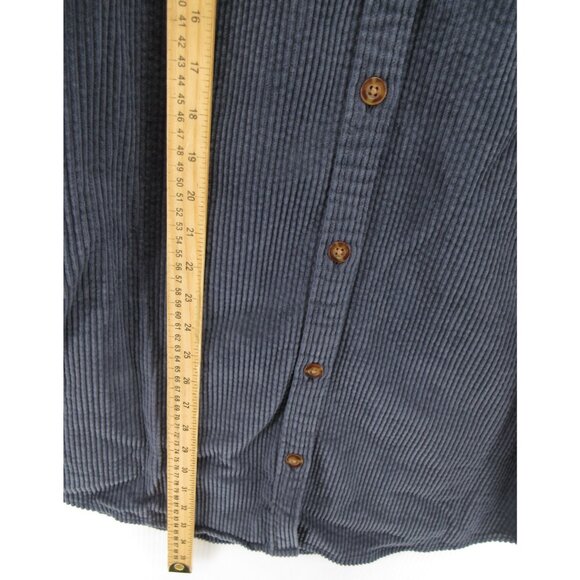 LL Bean Top XL Corduroy Tunic Shirt Button Down Classic Heritage - Picture 4 of 10